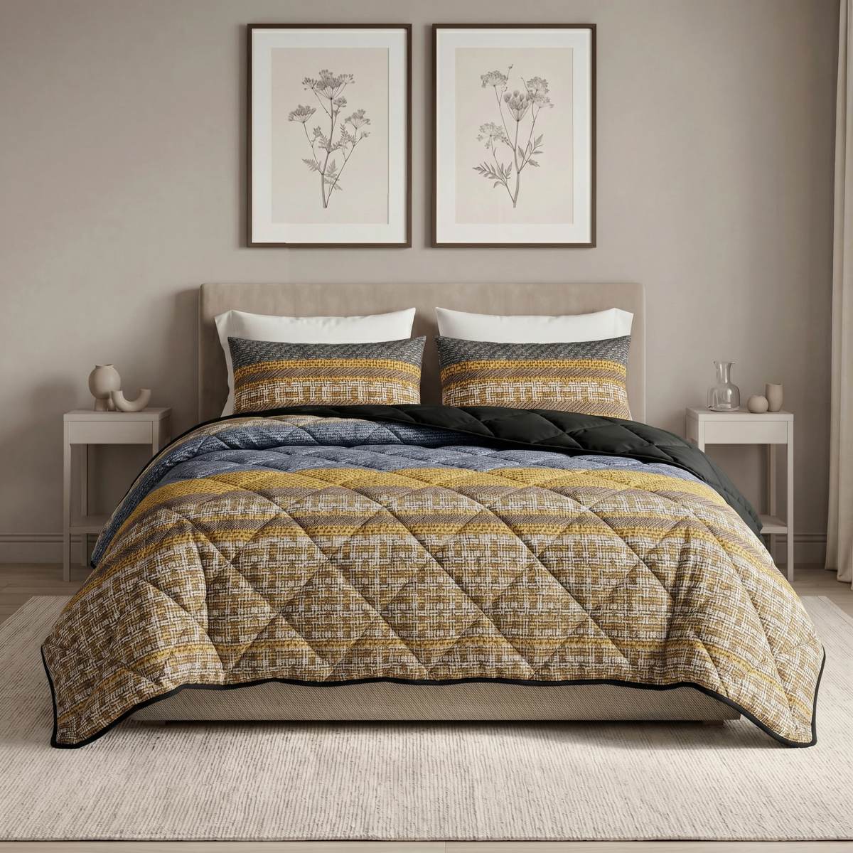 Abrigu Original Oker Weving- Zomerdekbed