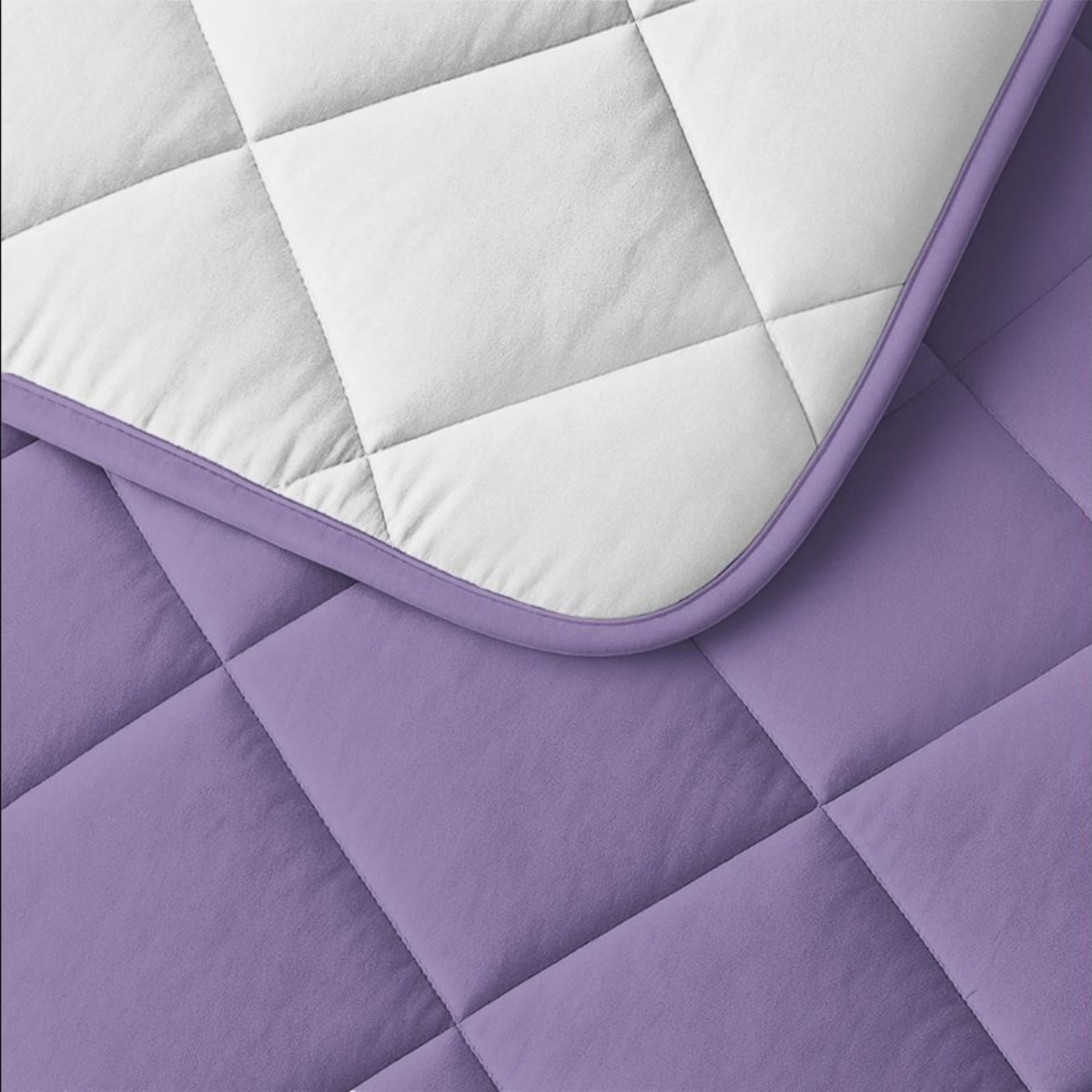 Dekbed Uni Beige & Lavendel - Voor het hele jaar (1+1) – detailweergave | Abrigu