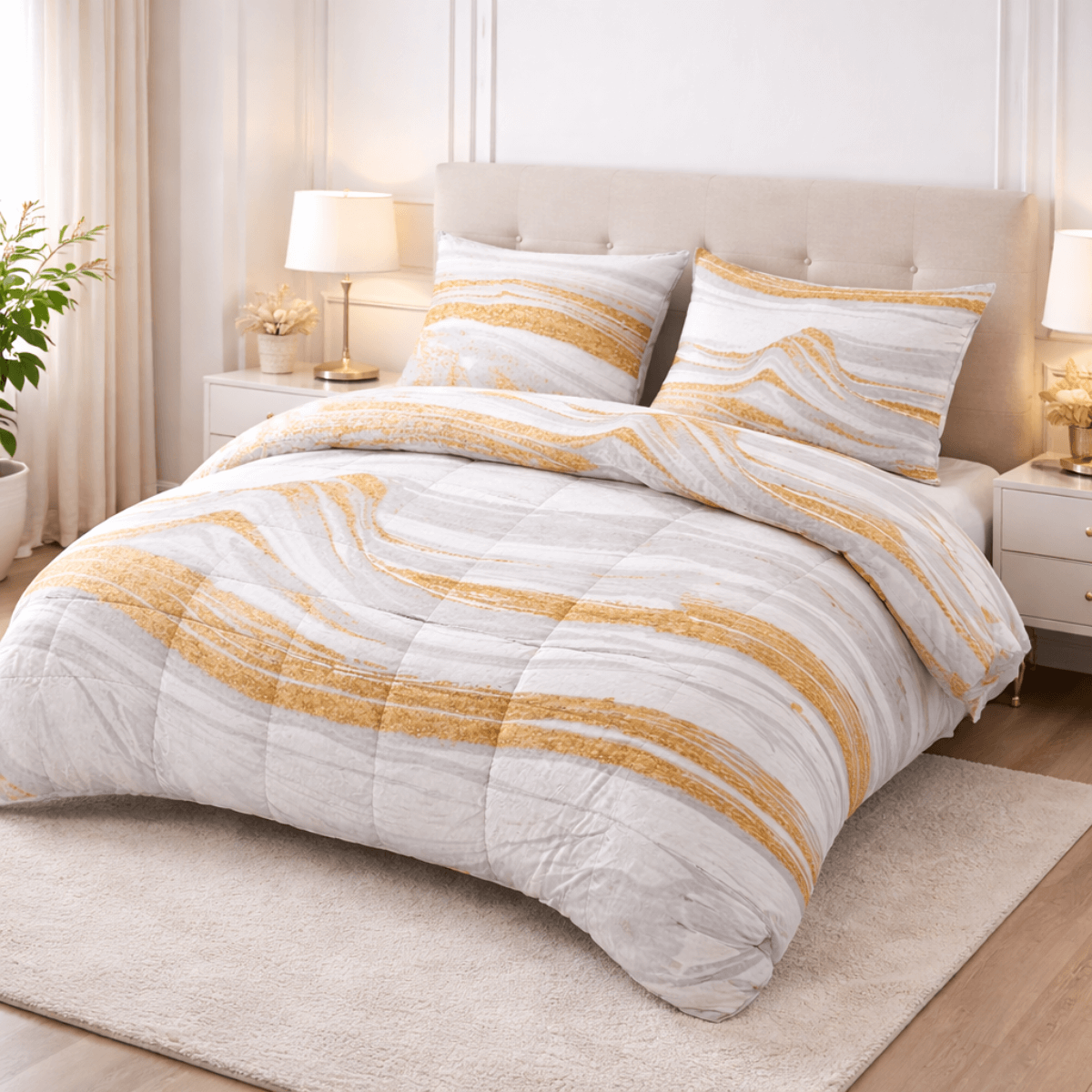 Abrigu Original Marmer Goud Luxe - Voor het hele jaar