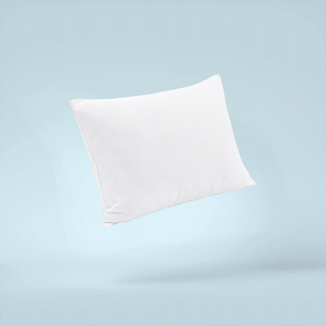 4D ventilatie microgel hoofdkussen van Abrigu. Luxe en ademend kussen met ventilatieband voor fris slaapcomfort en perfecte ondersteuning.