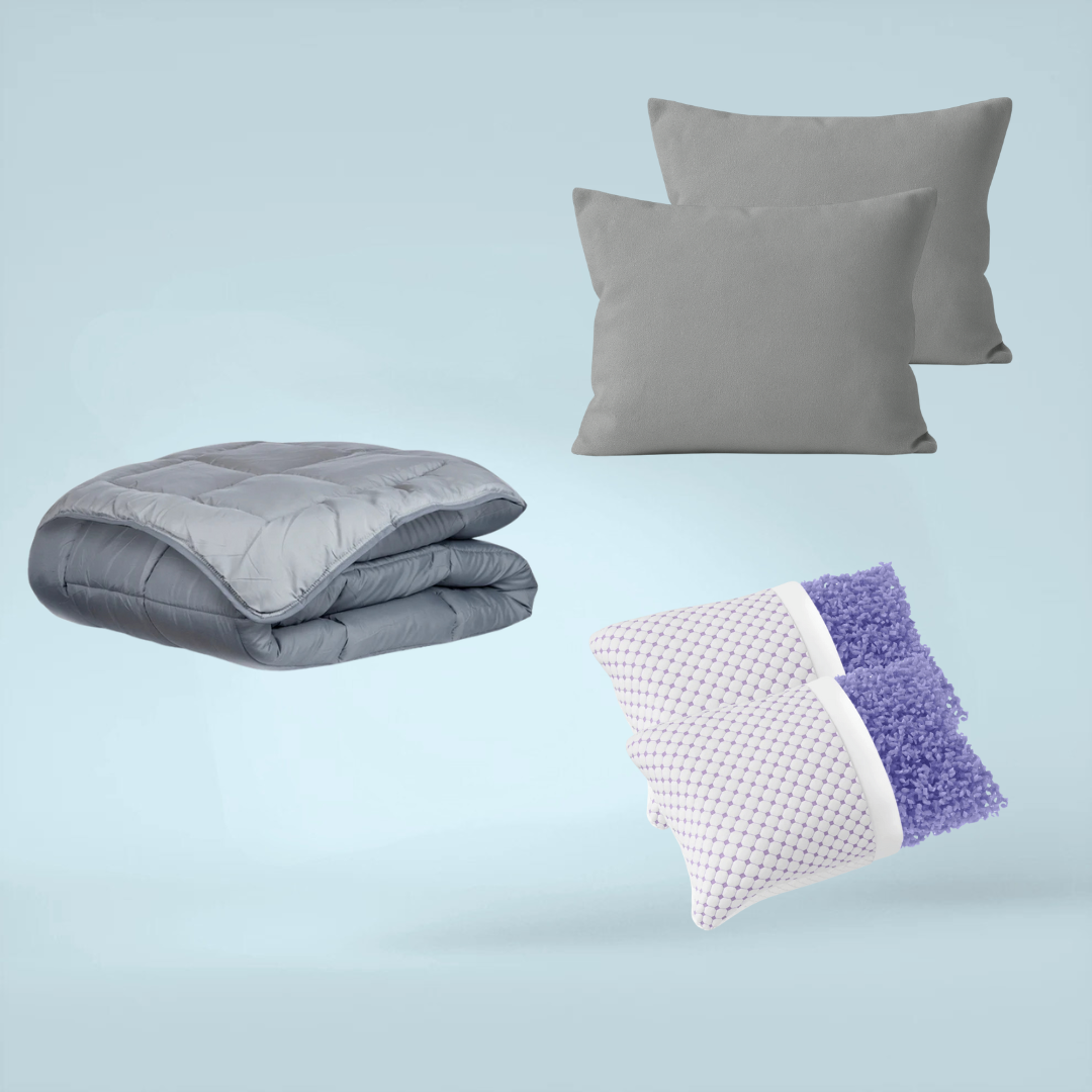 Easybed bundel met vaste overtrek, kussenslopen en hoofdkussen(s). Luxe en comfortabel beddengoed van Abrigu, ontworpen voor gemak en een heerlijke nachtrust.