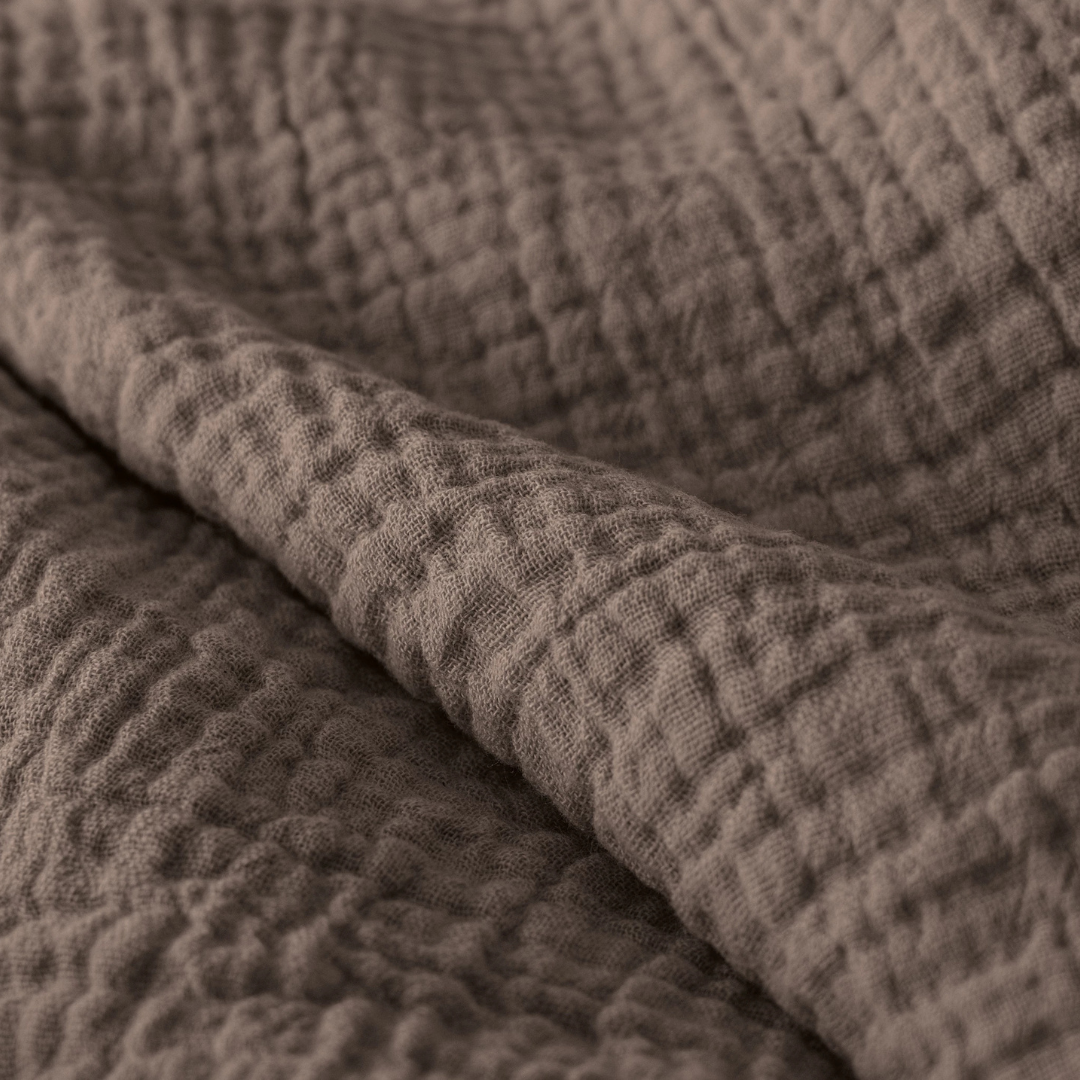 Abrigu Original Dekbed Mousseline Bruin - Voor het hele jaar