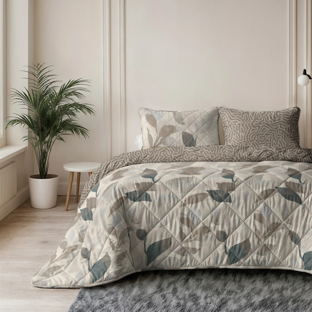 Abrigu Original Dekbed Taupe Weving - Voor het hele jaar (1+1)