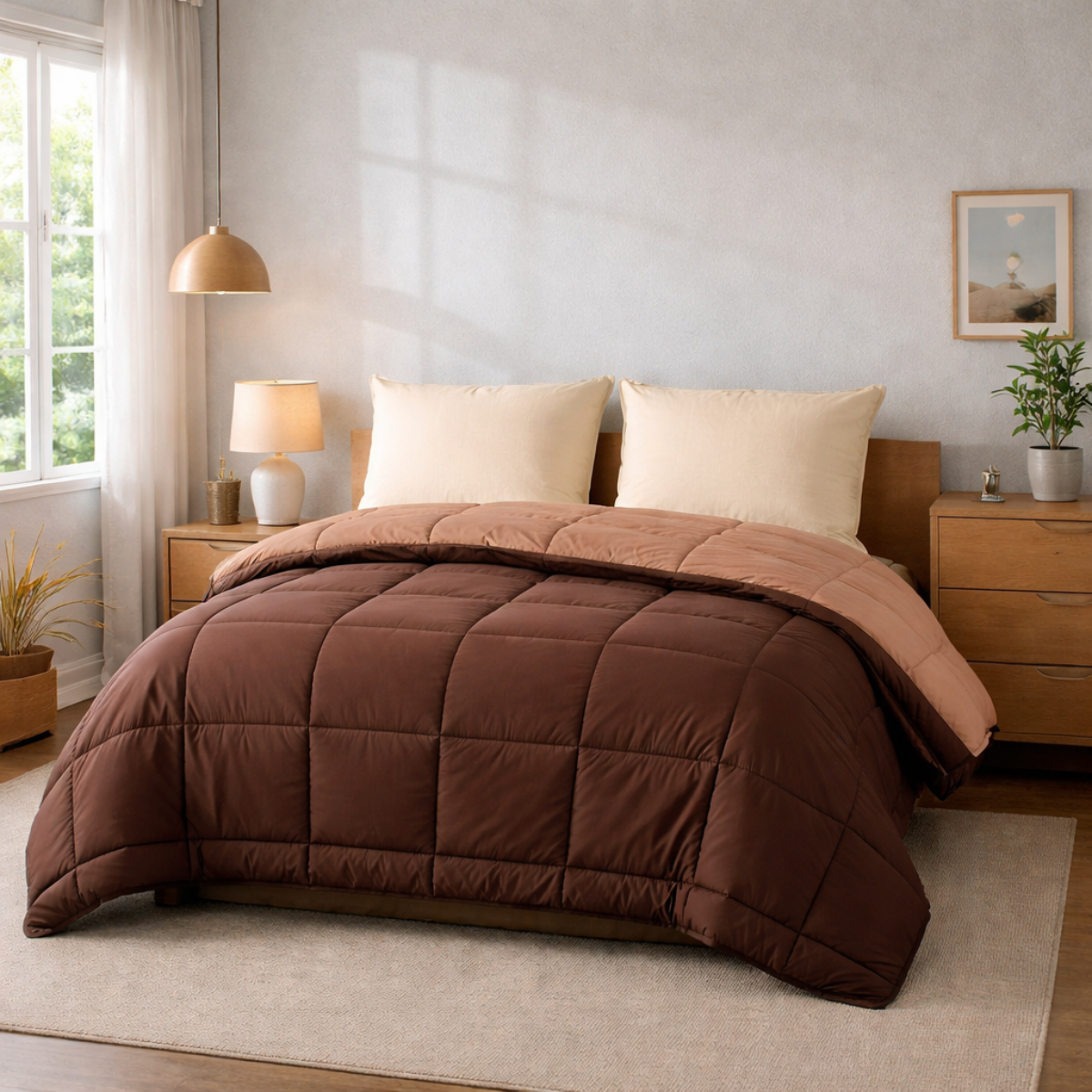 Abrigu Original Dekbed Almond & Cocoa - Voor het hele jaar