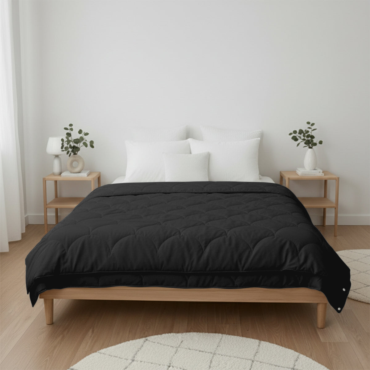 4-Seizoenendekbed - Zwart – productfoto 6 | Abrigu