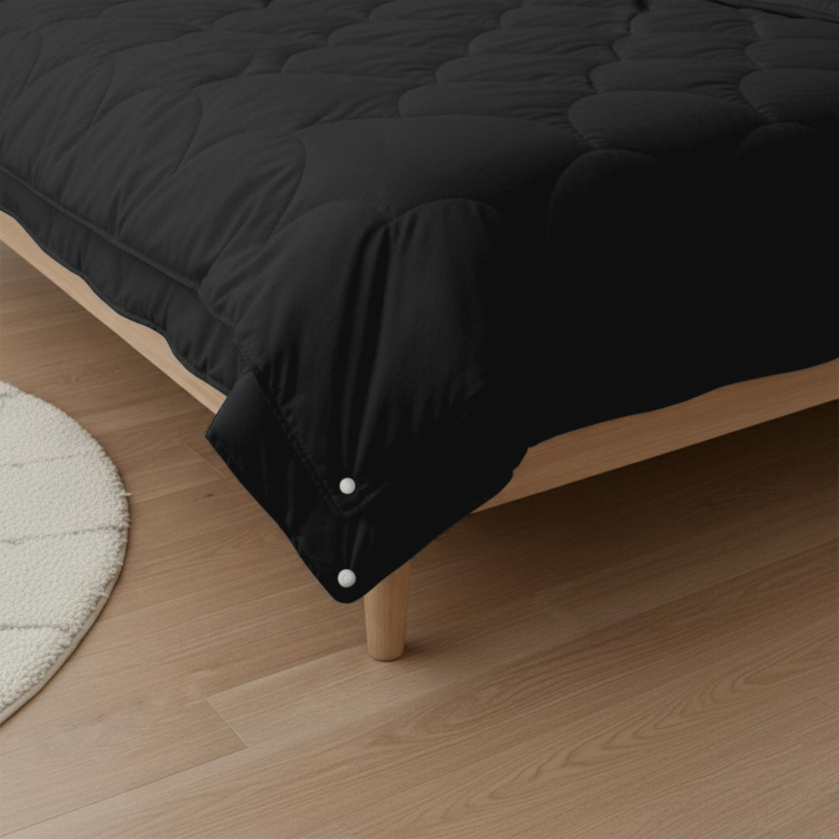 4-Seizoenendekbed - Zwart – extra productweergave | Abrigu