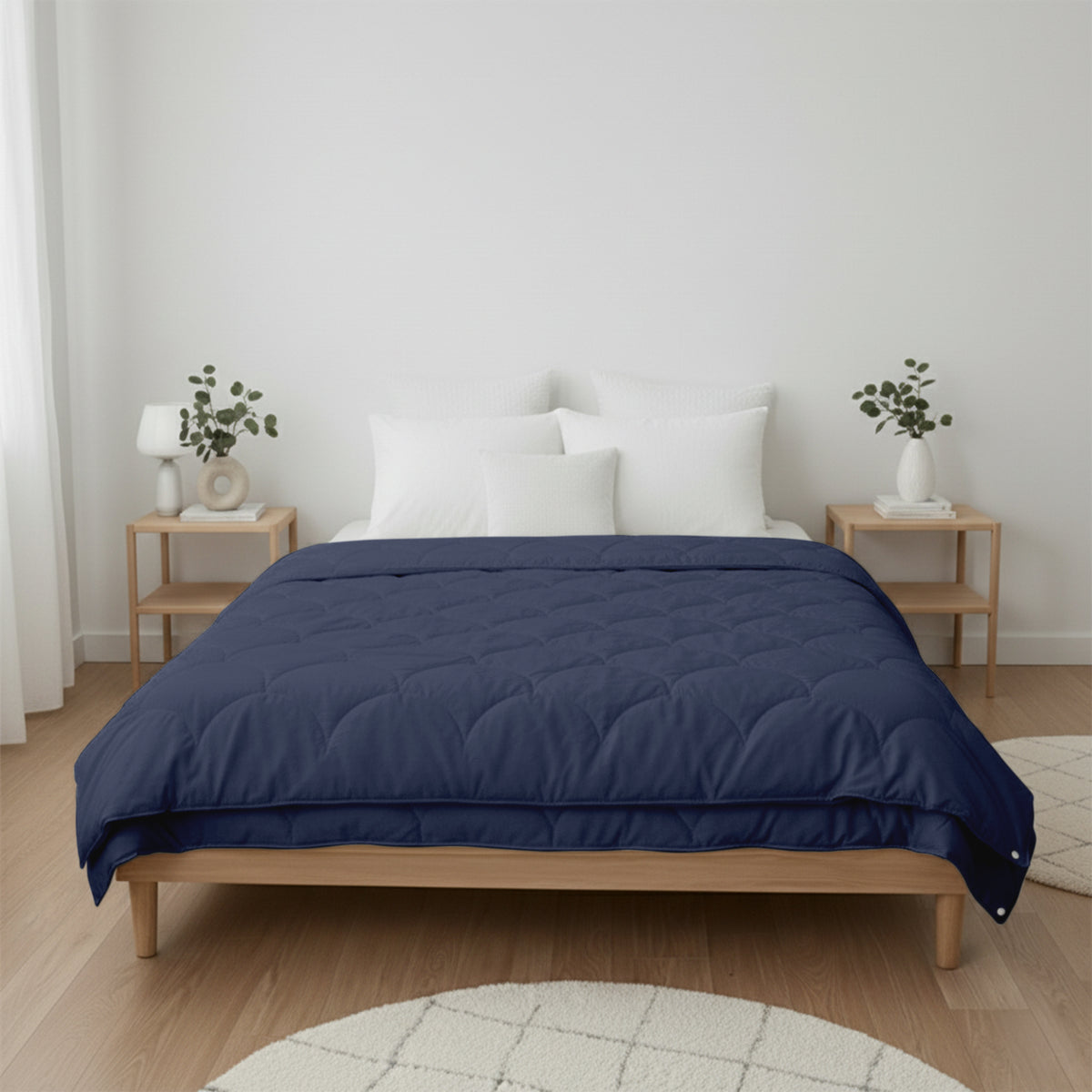4-Seizoenendekbed - Donker Blauw – productfoto 6 | Abrigu