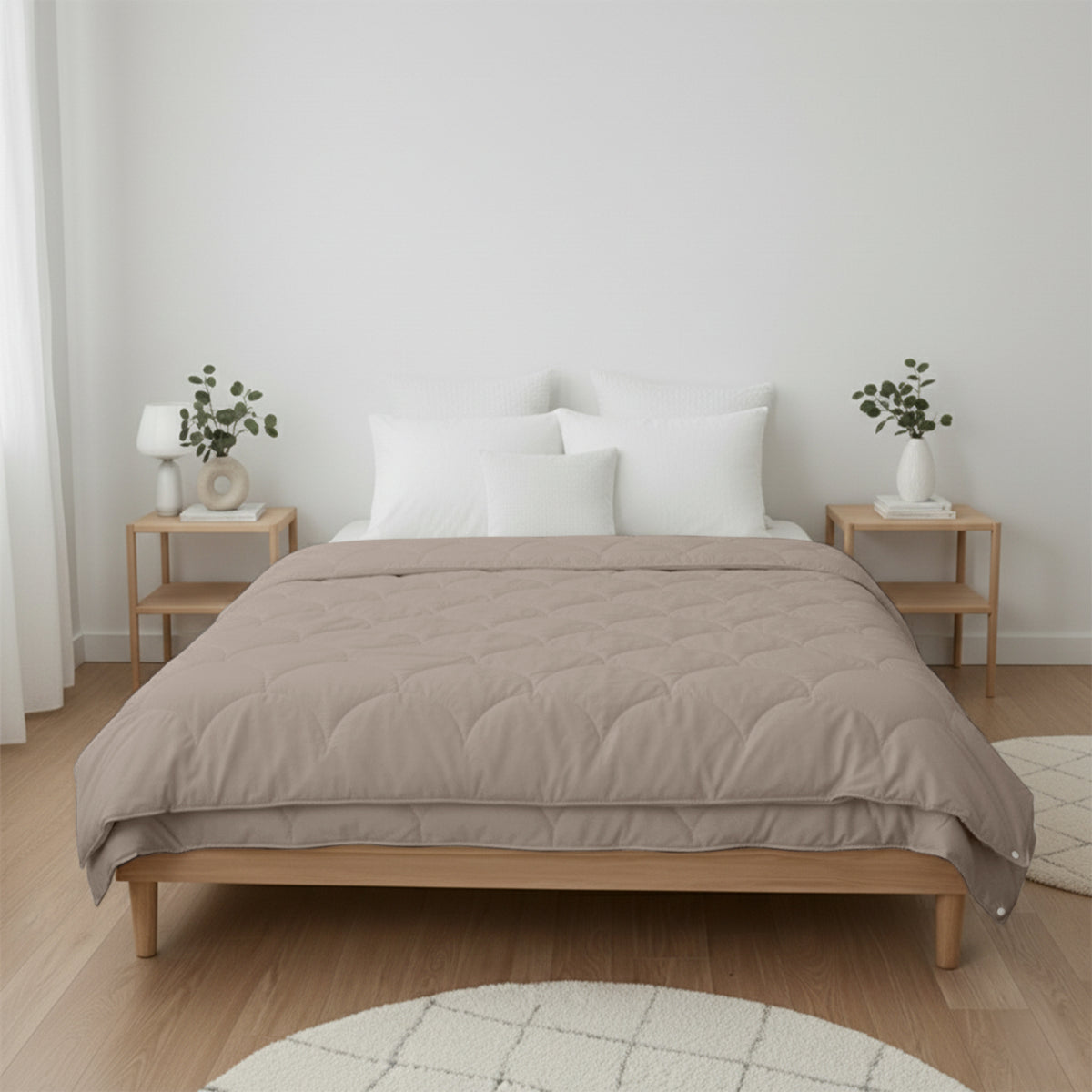 4-Seizoenendekbed - Taupe – productfoto 6 | Abrigu
