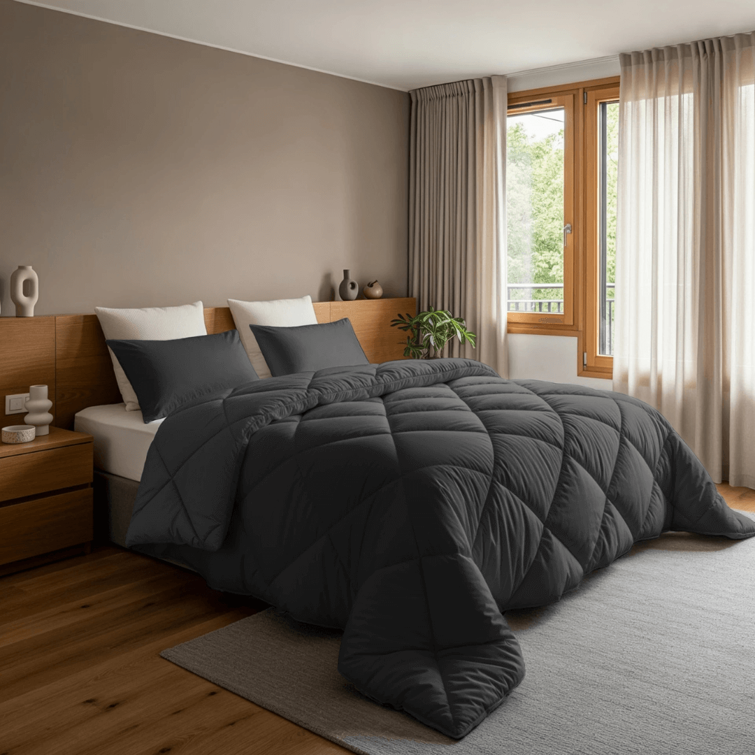 Abrigu Original Dekbed Antraciet - Voor het hele jaar