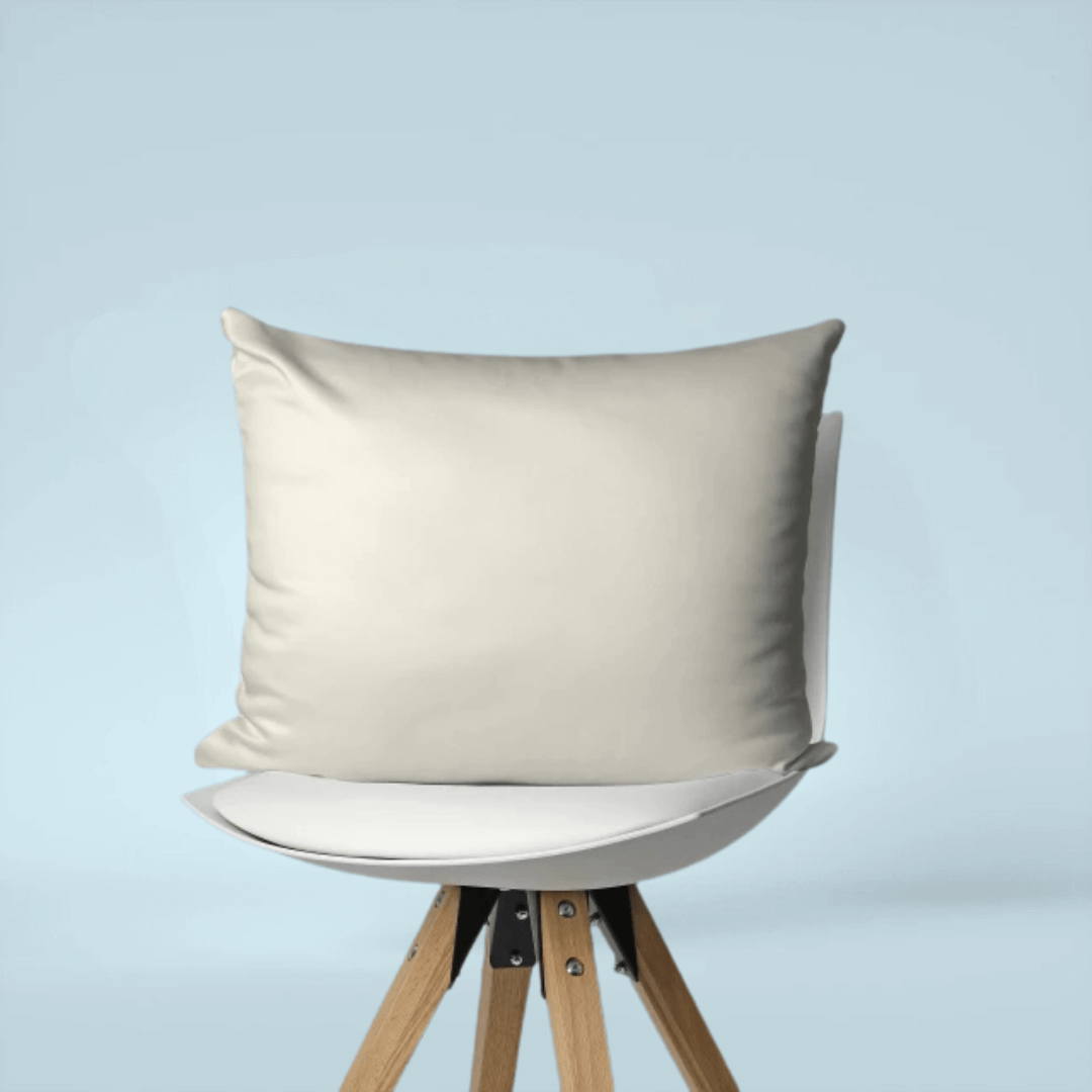 Katoensatijnen Kussenslopen Creme - Set van 2