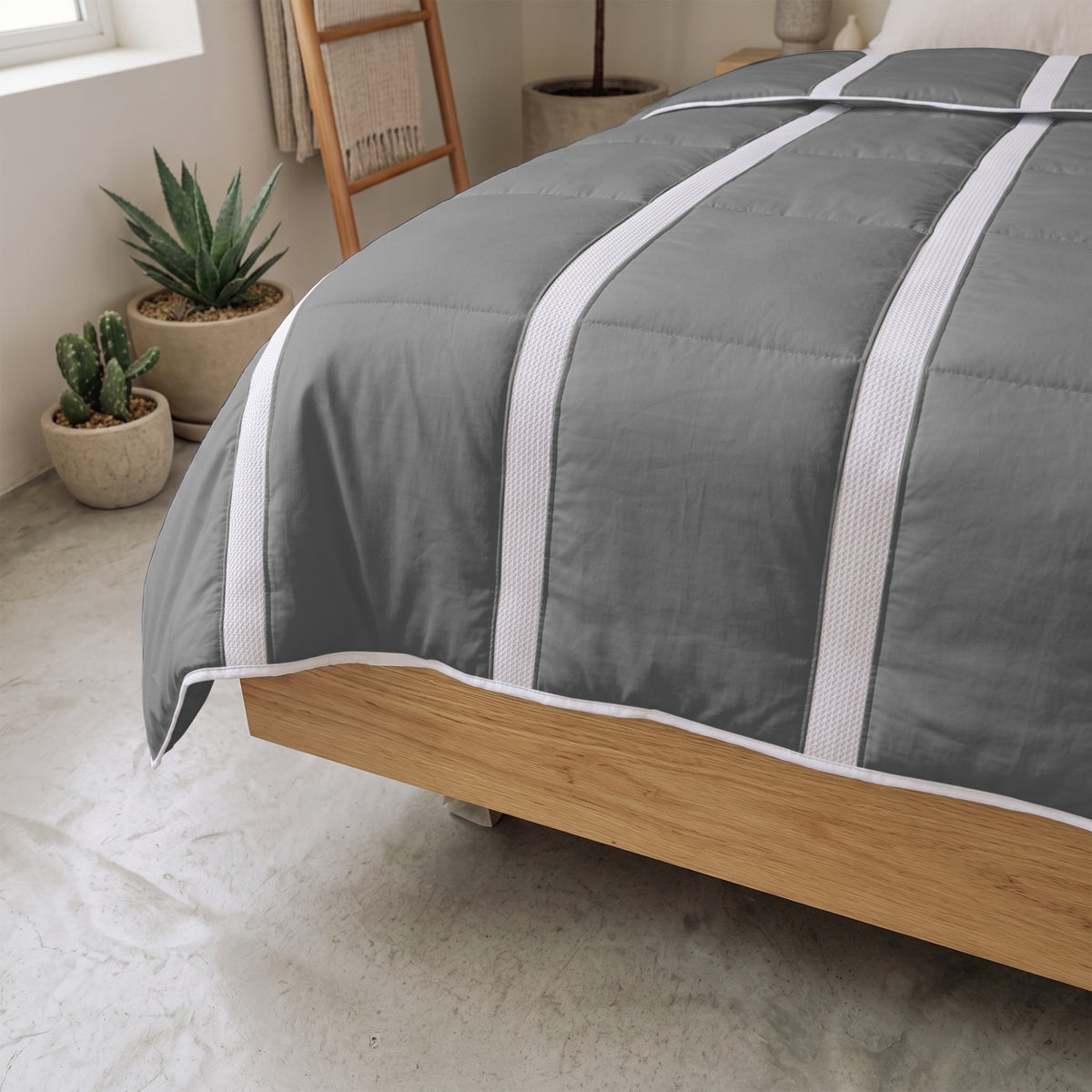 Ventilatie Dekbed Grijs - Zomerdekbed – productfoto 5 | Abrigu