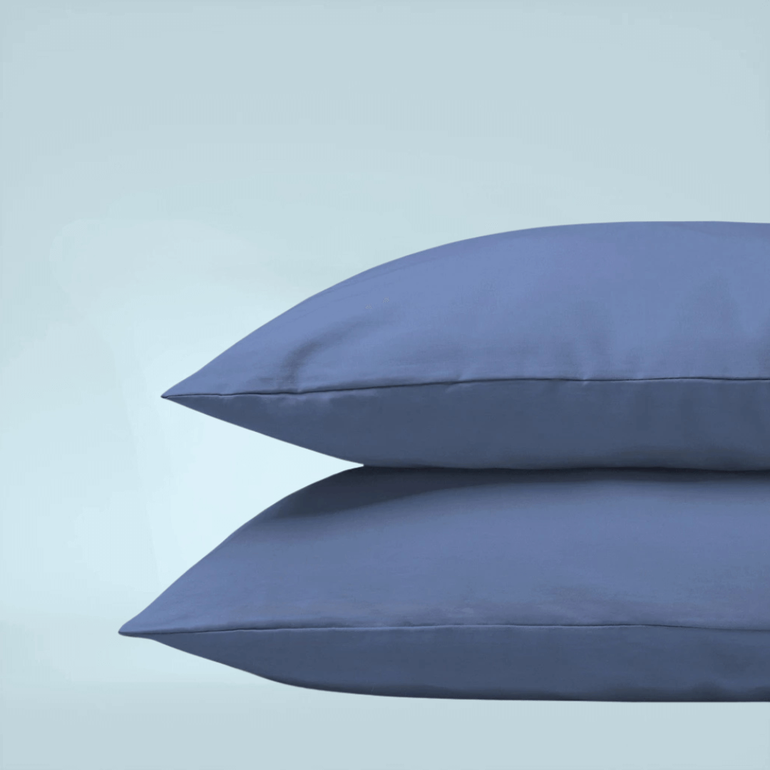 Katoenen 2 in 1 Kussenslopen Blauw - Set van 2