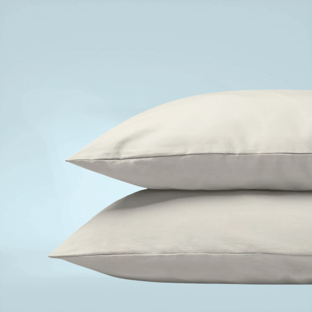 Katoenen 2 in 1 Kussenslopen Creme - Set van 2