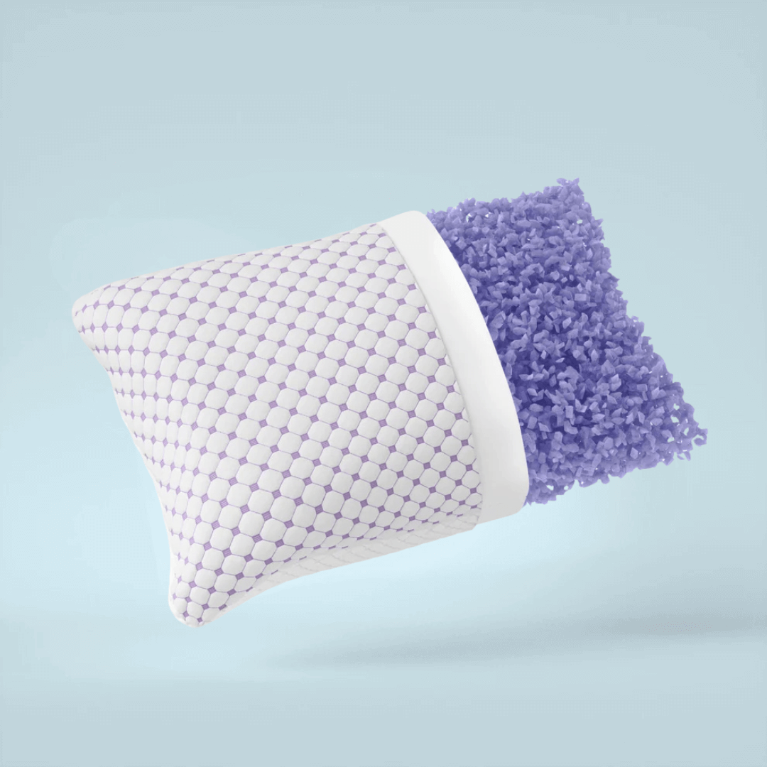 Nanotech hoofdkussen van Abrigu. Ergonomisch en ademend kussen met optimale ondersteuning voor hoofd en nek, ideaal voor een gezonde nachtrust.