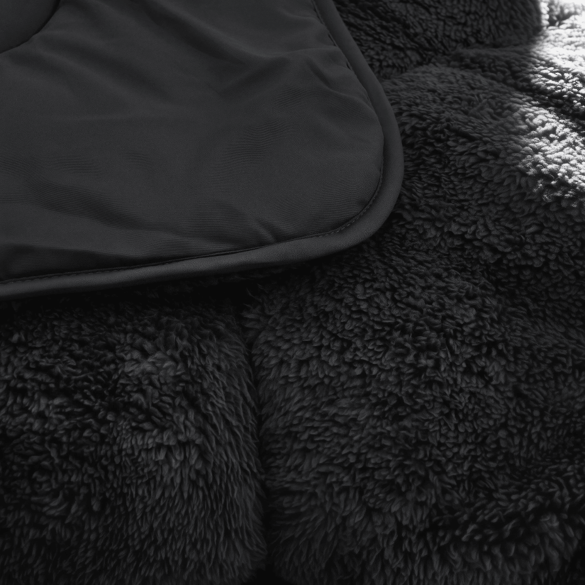 Abrigu Original Dekbed Teddy Zwart - Voor het hele jaar (1+1)