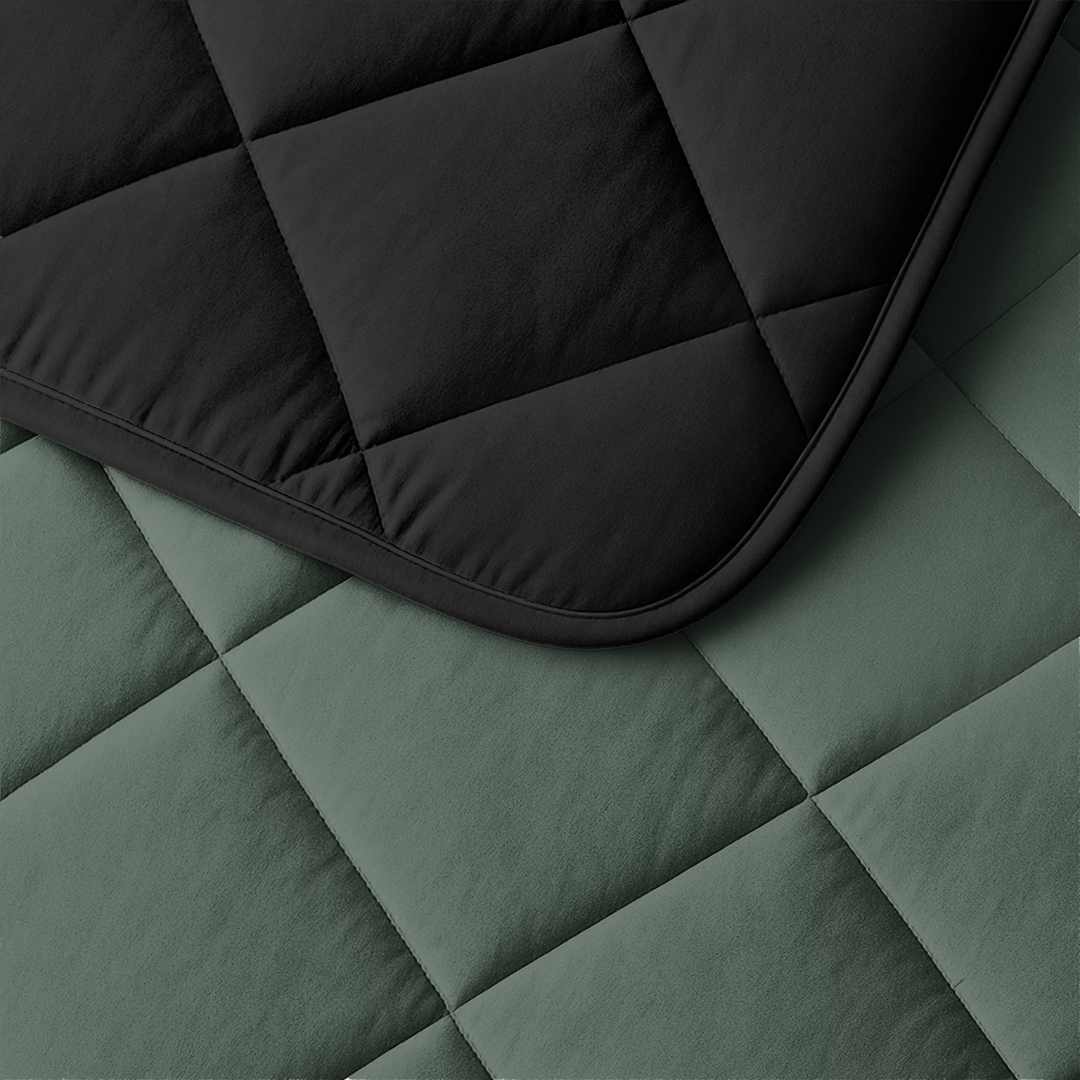 Abrigu Original Dekbed Groen & Zwart - Voor het hele jaar