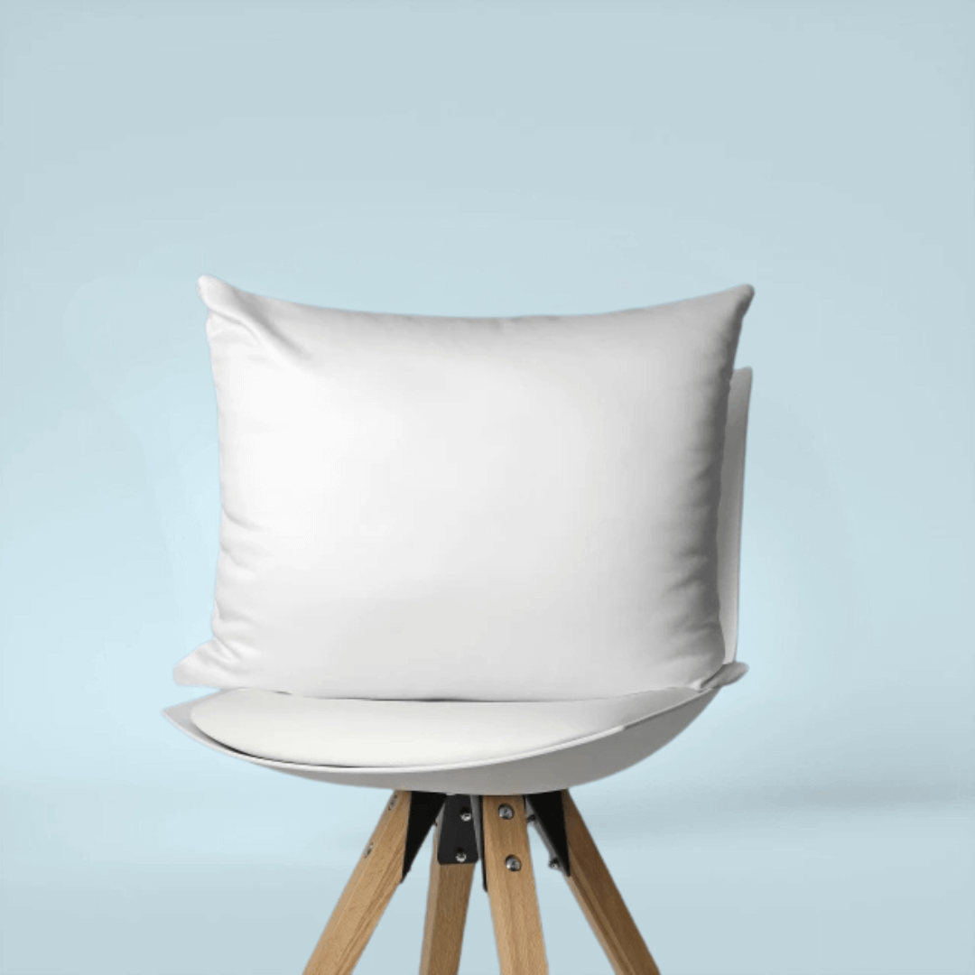 Katoensatijnen Kussenslopen Wit - Set van 2