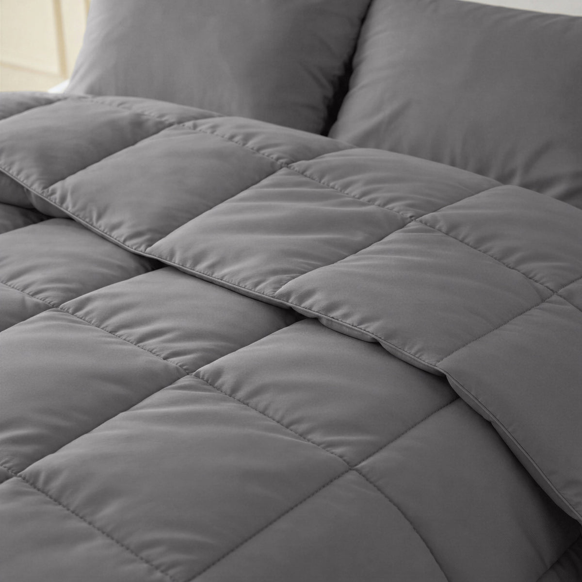 Abrigu Percale Antraciet – productfoto