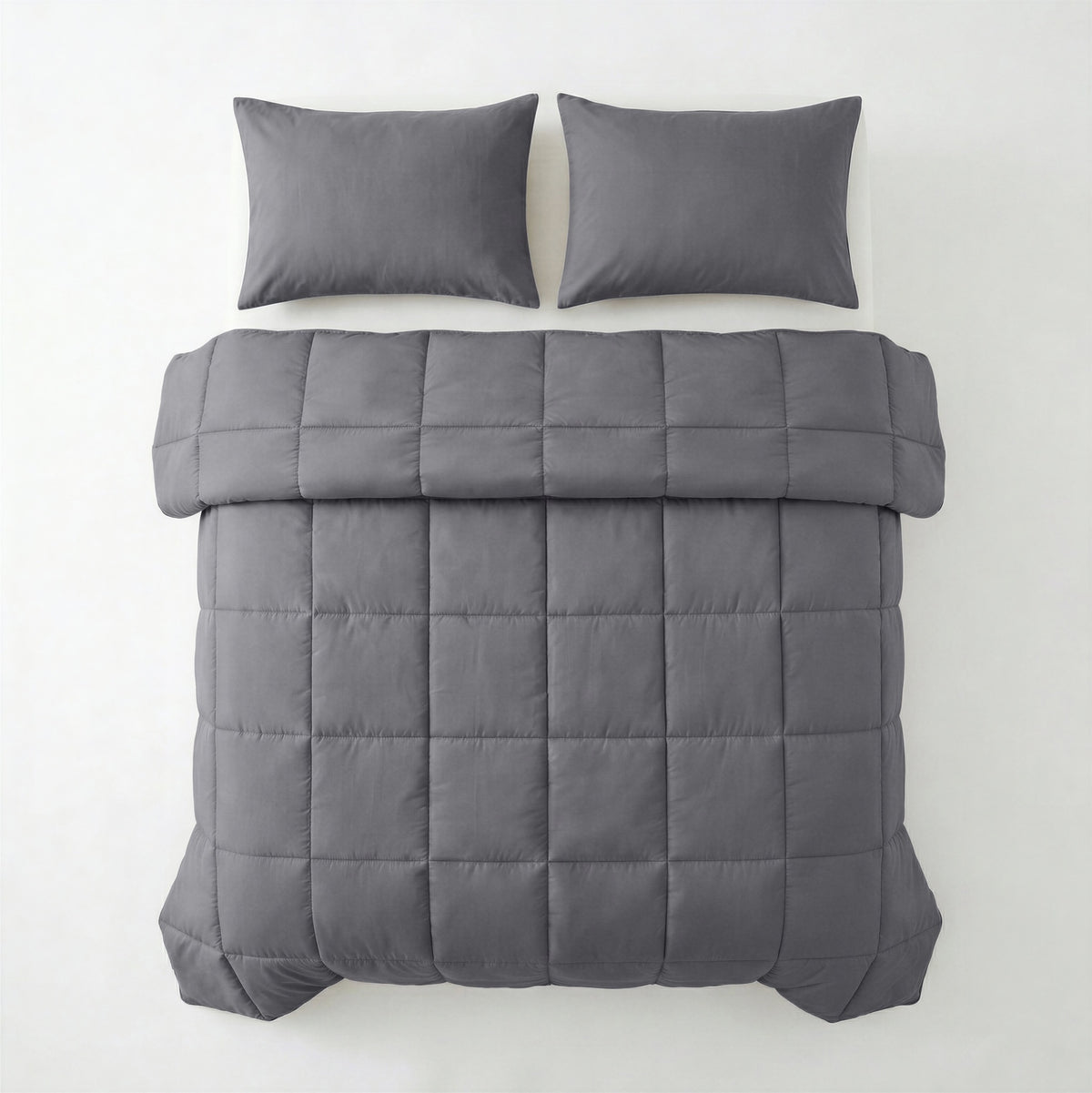 Abrigu Percale Antraciet – productfoto