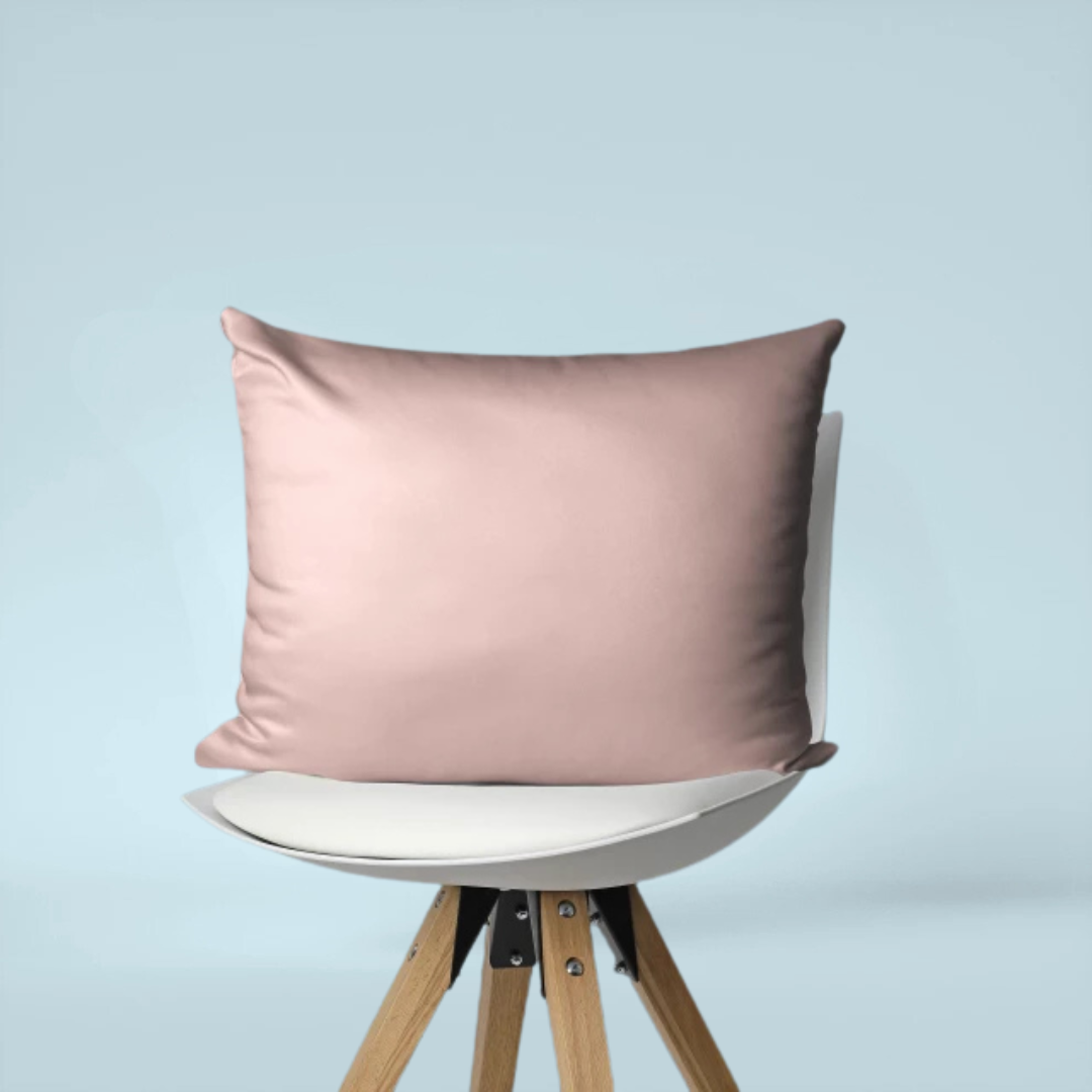 Katoensatijnen Kussenslopen Roze - Set van 2